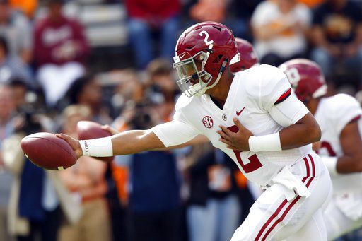 Jalen Hurts in 2018